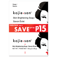 Charger l'image dans la galerie, Savon blanchissant à l'acide kojique éclaircissant pour la peau Original Kojie San 2 x 65g (130g)