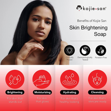 Load image into Gallery viewer, Original Kojie San Skin Brightening Kojic Acid Brightening Soap 8 x 135g (1080g)