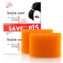 Load image into Gallery viewer, Original Kojie San Skin Brightening Kojic Acid Brightening Soap 2 x 65g (130g)