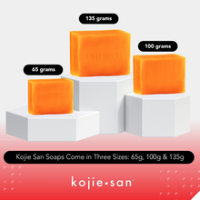 Load image into Gallery viewer, Original Kojie San Skin Brightening Kojic Acid Brightening Soap 3 x 65g (195g)