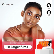 Load image into Gallery viewer, Original Kojie San Skin Brightening Kojic Acid Brightening Soap 6 x 100g (600g)