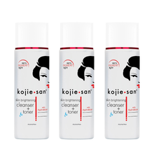 Load image into Gallery viewer, Kojie San Dual Action Cleanser and Toner (3 Pack)