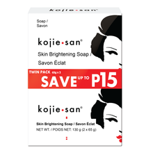 Charger l'image dans la galerie, Savon blanchissant à l'acide kojique éclaircissant pour la peau Original Kojie San 2 x 65g (130g)
