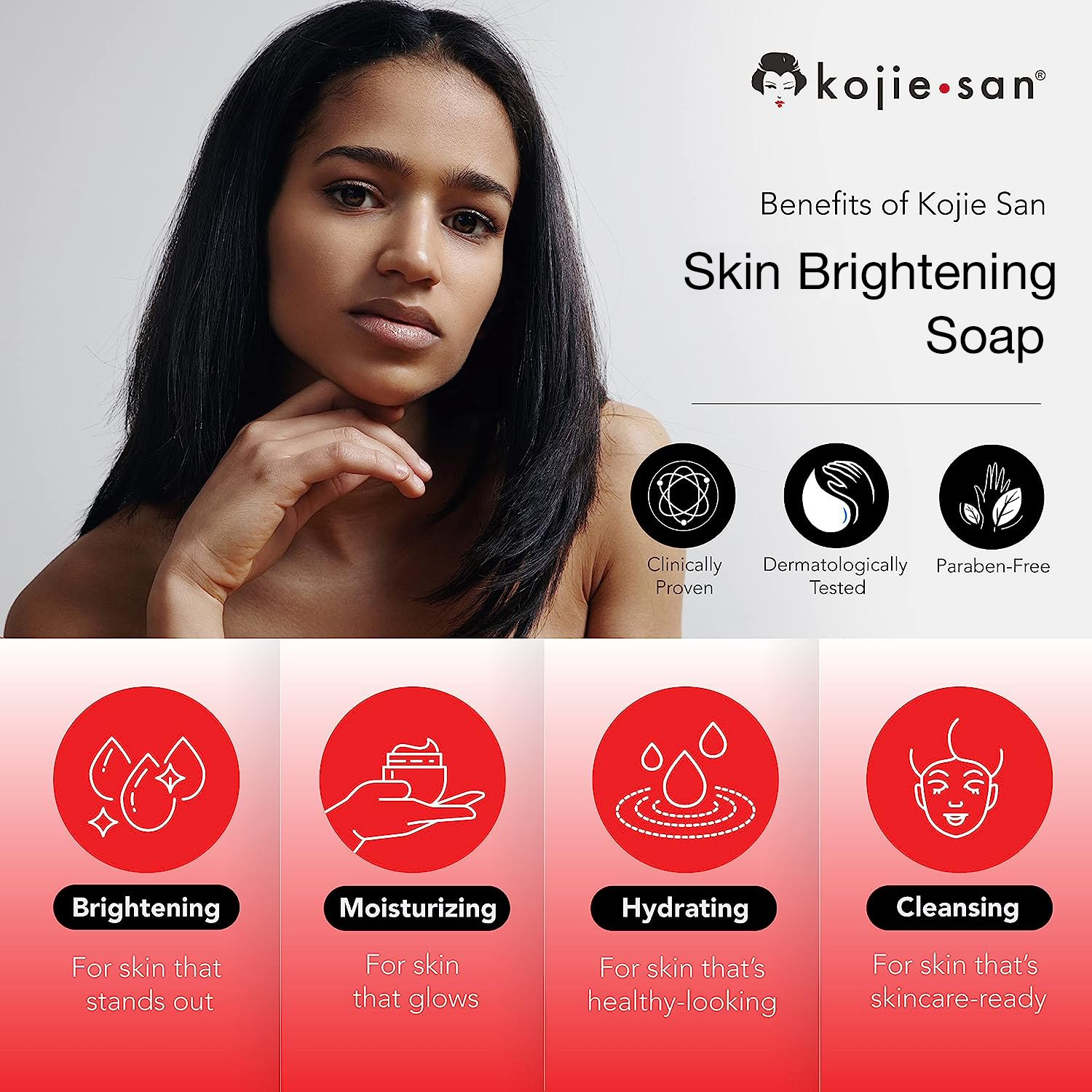Savon à L'acide Kojique Kojic Original - 135g - Éclaircissant Anti-imperfections - Neuf